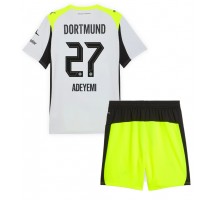 Borussia Dortmund Karim Adeyemi #27 Koszulka Wyjazdowa dzieci 2025-26 Krótki Rękaw (+ krótkie spodenki)